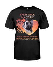 Boston Terrier-Enters Your Life Classic T-Shirt front