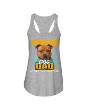 Staffordshire Bull Terrier-Proud Dog Dad Ladies Flowy Tank tile