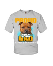 Staffordshire Bull Terrier-Proud Dog Dad Youth T-Shirt tile