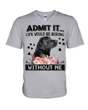 Labrador-DS57 V-Neck T-Shirt tile