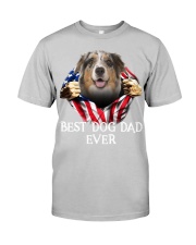 Australian Shepherd-Dog Flag-Dad Classic T-Shirt tile