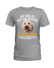 Goldendoodle-Necessity Ladies T-Shirt tile