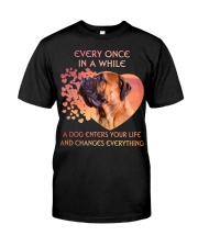 Bullmastiff-Enters Your Life Classic T-Shirt front