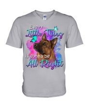 German Shepherd-02-Little Thing V-Neck T-Shirt tile