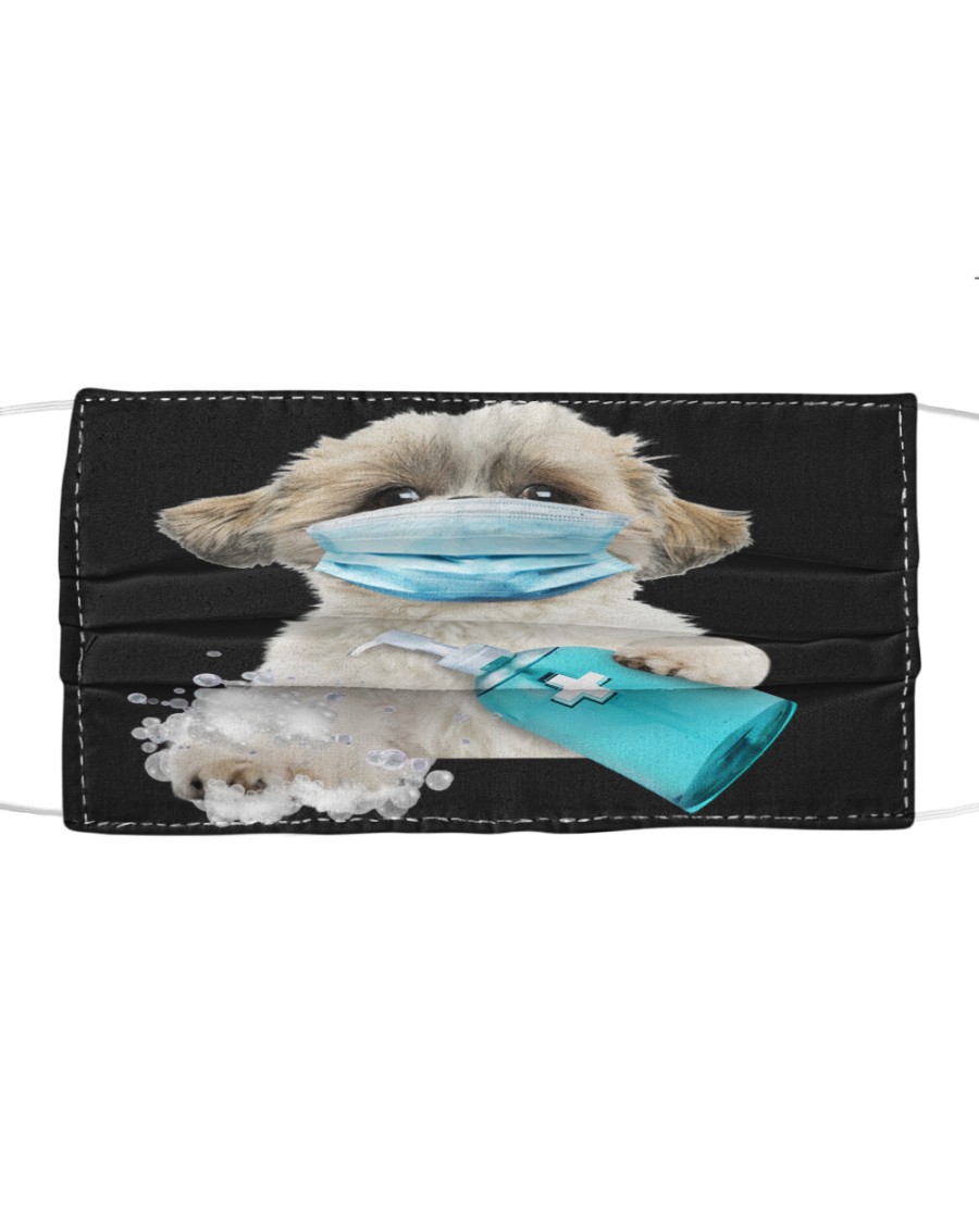 Shih Tzu-Face Mask-Wash Cloth face mask