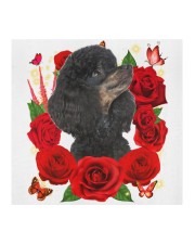 Poodle-Black-Face Mask-Rose Cloth face mask aos-face-mask-coverlet-lifestyle-front-02