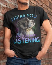 Border Collie-I Hear You 02 Classic T-Shirt apparel-classic-tshirt-lifestyle-26