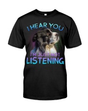 Border Collie-I Hear You 02 Classic T-Shirt front