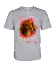 Dachshund-DS725 V-Neck T-Shirt tile