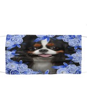 Cavalier King Charles Spaniel-Blue Mask Cloth face mask front