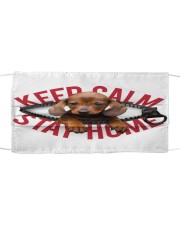 Dachshund-02-Mask-Stay Home Cloth face mask front