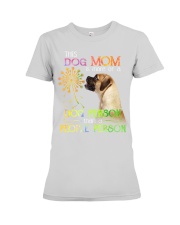 Puggle-Dog Person Premium Fit Ladies Tee tile