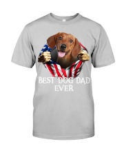 Dachshund-02-Dog Flag-Dad Classic T-Shirt tile