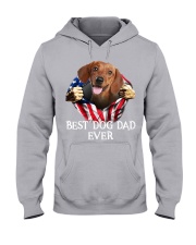 Dachshund-02-Dog Flag-Dad Hooded Sweatshirt tile