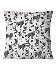 Schnauzer - Paw Square Pillowcase thumbnail