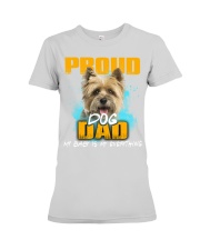 Cairn Terrier-Proud Dog Dad Premium Fit Ladies Tee tile