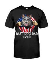 Australian Cattle-Dog Flag-Dad Classic T-Shirt front