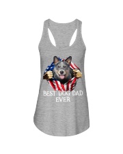 Australian Cattle-Dog Flag-Dad Ladies Flowy Tank tile