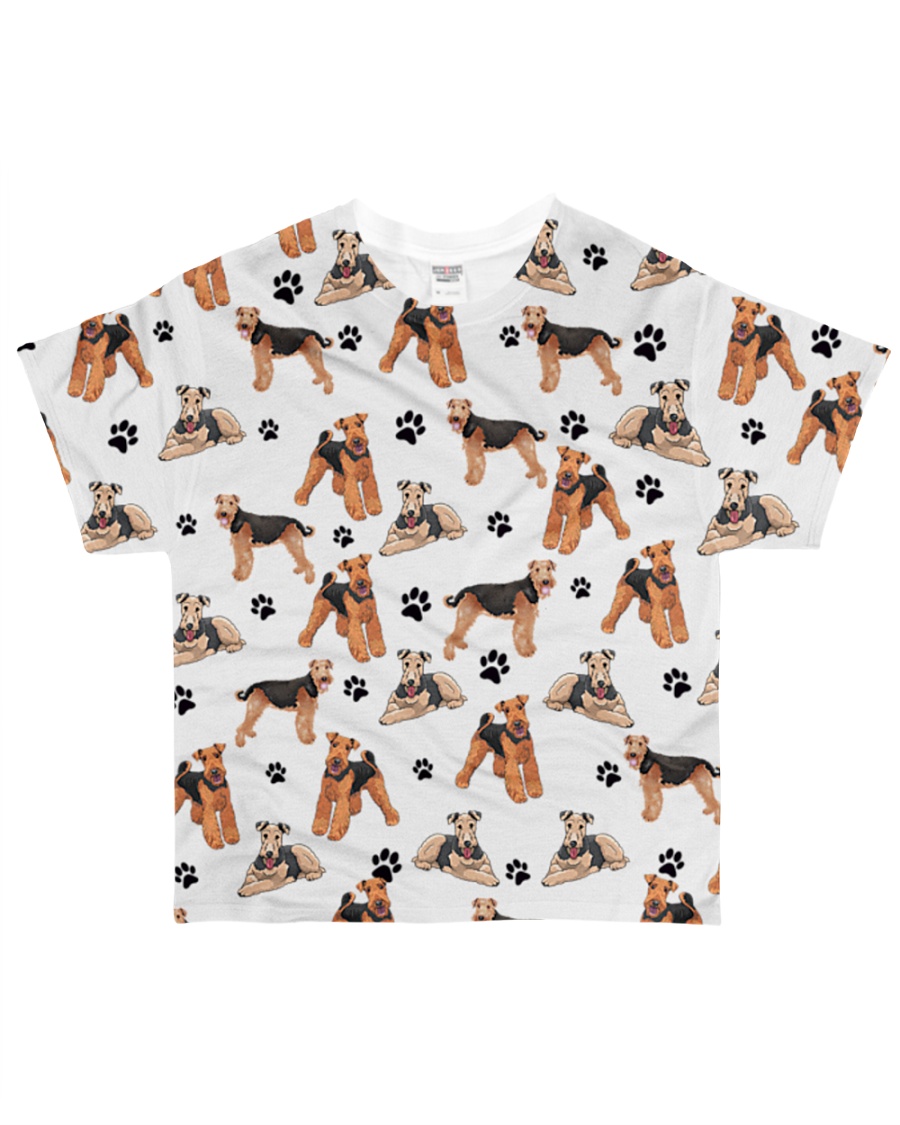 Airedale Terrier - Paw All-over T-Shirt