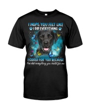 Labrador-Did Everything Classic T-Shirt front