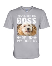 Poodle Crossbreed-The Boss V-Neck T-Shirt tile