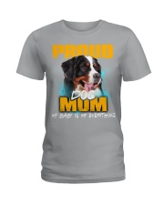 Bernese Mountain-Proud Dog Mom Ladies T-Shirt tile
