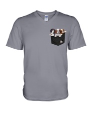 Cavalier King Charles Spaniel - Pocket V-Neck T-Shirt thumbnail