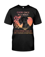 Schnauzer-Enters Your Life Classic T-Shirt front