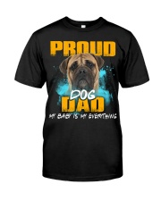 Bullmastiff-Proud Dog Dad Classic T-Shirt front