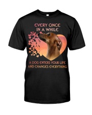 Greyhound-Enters Your Life Classic T-Shirt front