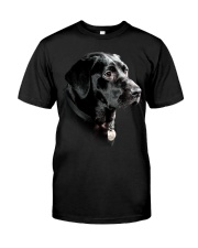 Labrador-Black - Only Face Classic T-Shirt front