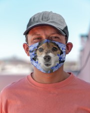 Parson Russell Terrier-Blue Mask Cloth face mask aos-face-mask-lifestyle-06
