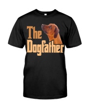 Rhodesian Ridgeback-The Dogfather-02 Classic T-Shirt front