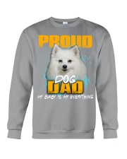 American Eskimo-Proud Dog Dad Crewneck Sweatshirt tile