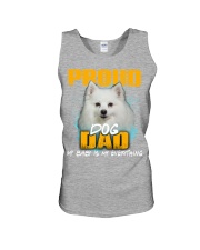 American Eskimo-Proud Dog Dad Unisex Tank tile