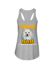 American Eskimo-Proud Dog Dad Ladies Flowy Tank tile