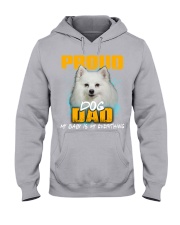 American Eskimo-Proud Dog Dad Hooded Sweatshirt tile
