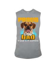 Puggle-Proud Dog Dad Sleeveless Tee tile