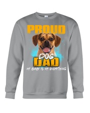 Puggle-Proud Dog Dad Crewneck Sweatshirt tile