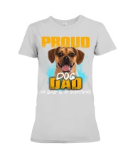 Puggle-Proud Dog Dad Premium Fit Ladies Tee tile