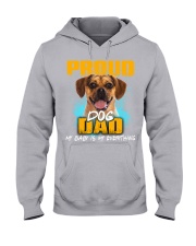 Puggle-Proud Dog Dad Hooded Sweatshirt tile