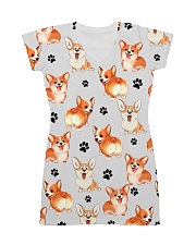 Corgi - Paw All-over Dress front