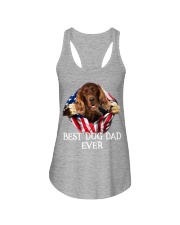 Irish Setter-02-Dog Flag-Dad Ladies Flowy Tank tile