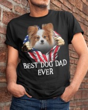 Papillon 2-Dog Flag-Dad Classic T-Shirt apparel-classic-tshirt-lifestyle-26