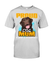 Labrador-Chocolate-Proud Dog Mom Premium Fit Mens Tee tile