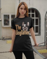 French Bulldog-The Dogfather Classic T-Shirt apparel-classic-tshirt-lifestyle-19