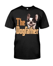 French Bulldog-The Dogfather Classic T-Shirt front