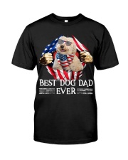 Australian Labradoodle-Dog Dad Flag Classic T-Shirt front