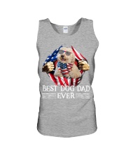 Australian Labradoodle-Dog Dad Flag Unisex Tank tile