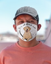Labrador Retriever-All About Me Cloth face mask aos-face-mask-lifestyle-06